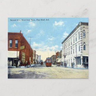 Old Postcard - Pine Bluff, Arkansas, USA.