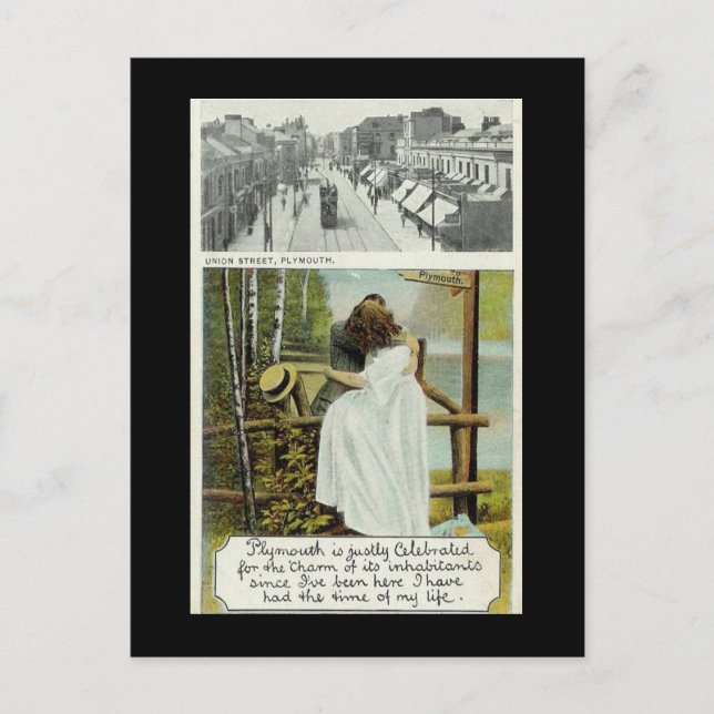 Old Postcard, Plymouth, Devon Postcard (Front)