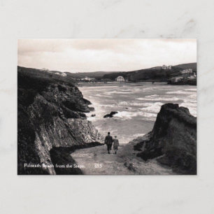 Old Postcard - Polzeath, Cornwall