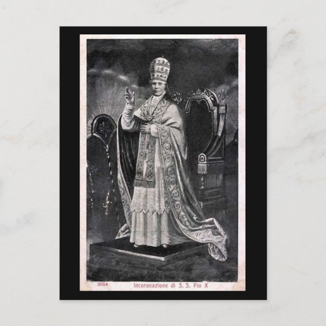 Old Postcard - Pope Pius X (Front)