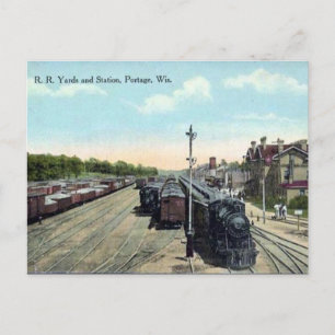 Old Postcard - Portage, Wisconsin
