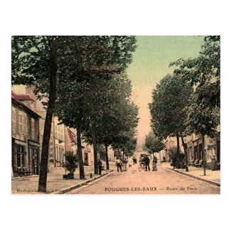 Old Postcard - Pougues-les-Eaux, Nièvre, France