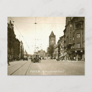 Old Postcard - Poznan, Poland