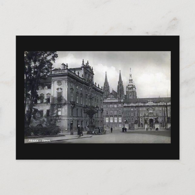 Old Postcard, Prague Postcard (Front)
