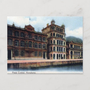 Old Postcard - Praya Central, Hong Kong