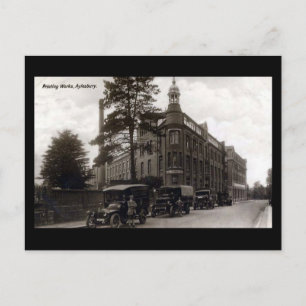 Old Postcard - Printing Works, Aylesbury, Bucks