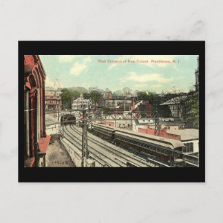 Old Postcard - Providence RI, Railway Tunnel
