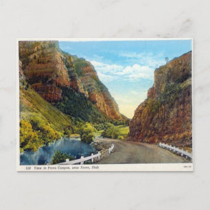 Old Postcard - Provo Canyon, Utah