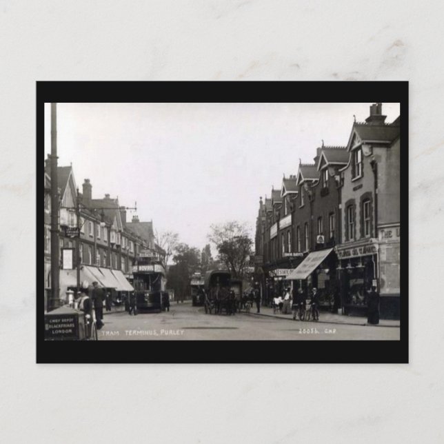 Old Postcard - Purley, London (Front)