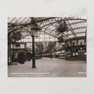 Old Postcard - Railway Station, Wemyss Bay
