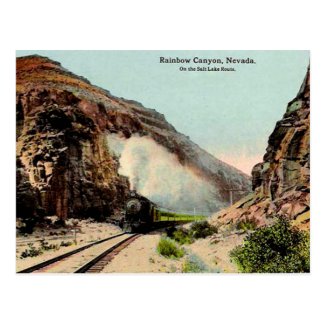 Old Postcard - Rainbow Canyon, Nevada