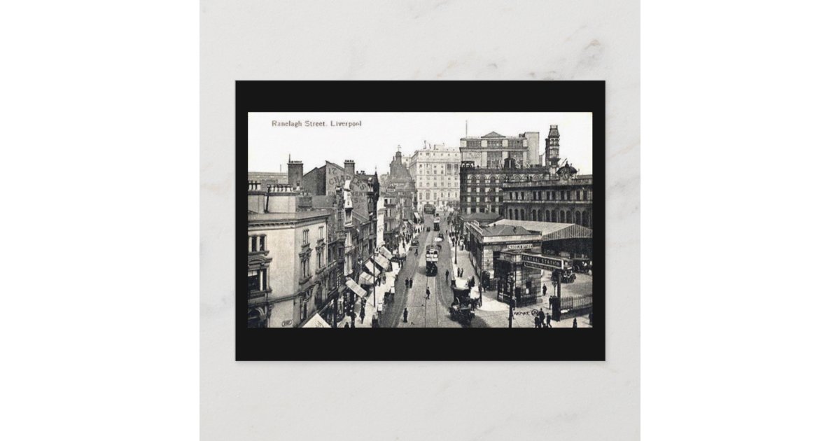 Old Postcard - Ranelagh St, Liverpool | Zazzle