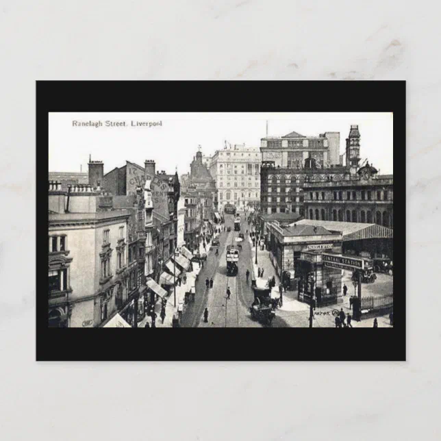 Old Postcard - Ranelagh St, Liverpool | Zazzle
