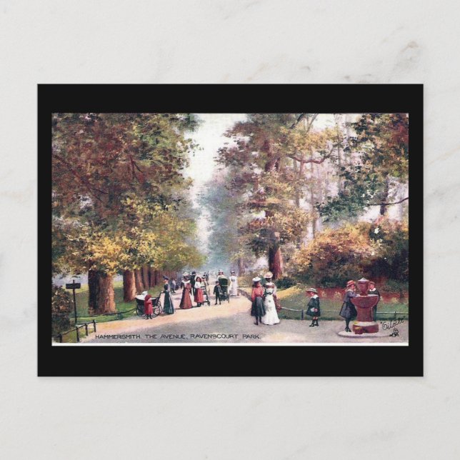 Old Postcard - Ravenscourt Park, Hammersmith, Lond (Front)
