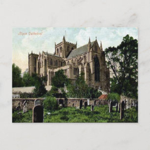 Old Postcard - Ripon Cathedral, Yorkshire