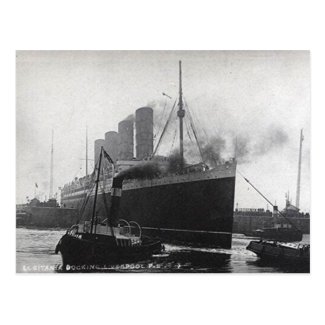 Old Postcard - RMS Lusitania