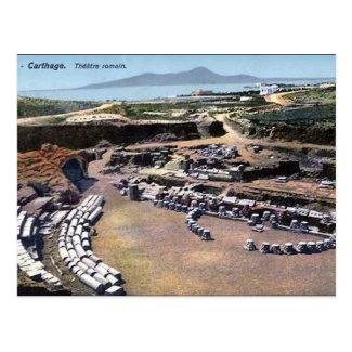 Old Postcard - Roman Amphitheatre, Carthage
