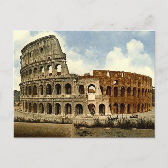 Old Postcard, Rome, the Colosseum Postcard (Front)