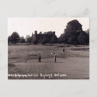 Old Postcard - Rotherham Gold Club