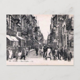 Old Postcard - Rue d'Italie, Tunis