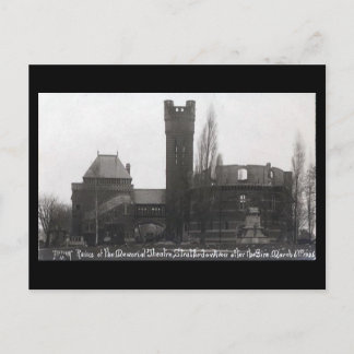 Old Postcard - Ruins of Shakespeare Memorial Theat