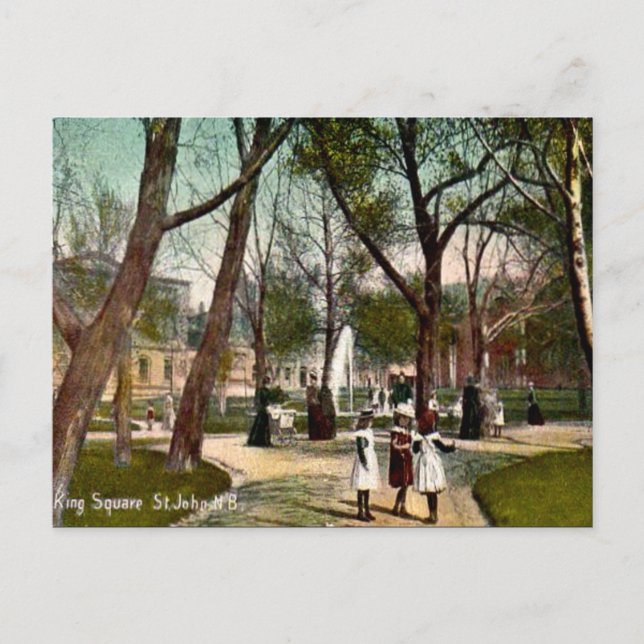 Old Postcard - Saint John, New Brunswick (Front)