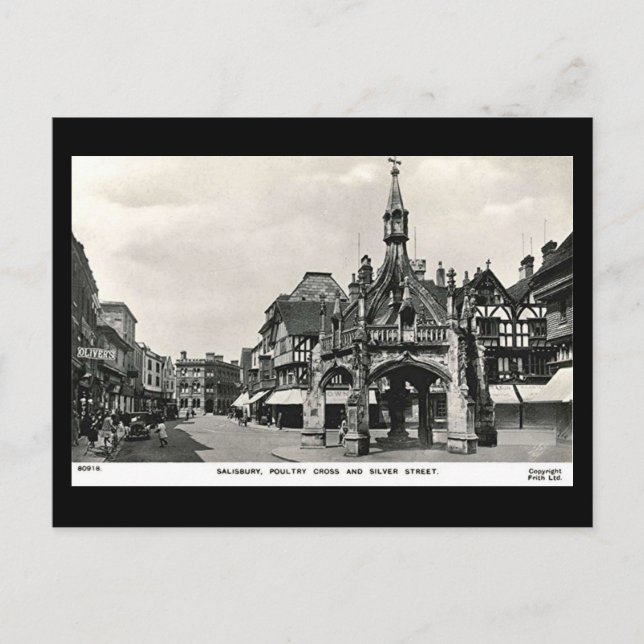 Old Postcard - Salisbury, Wiltshire (Front)