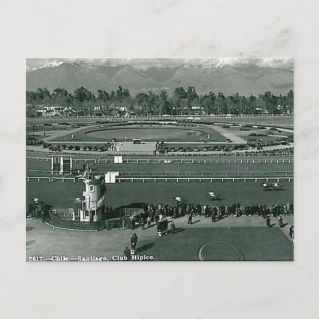 Old Postcard - Santiago, Chile (Front)