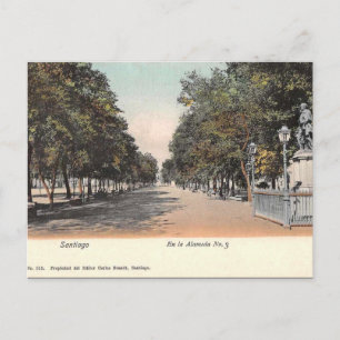 Old Postcard - Santiago, Chile