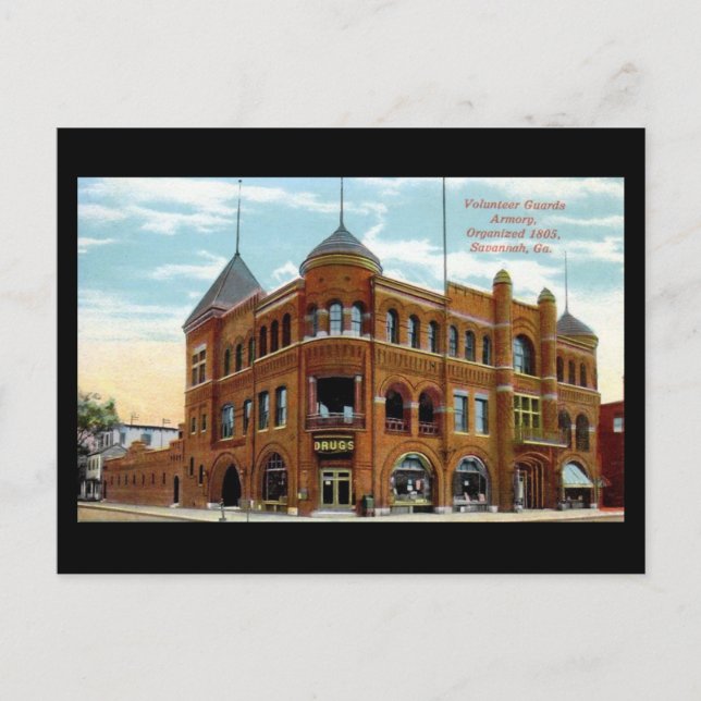 Old Postcard - Savannah, Georgia (Front)