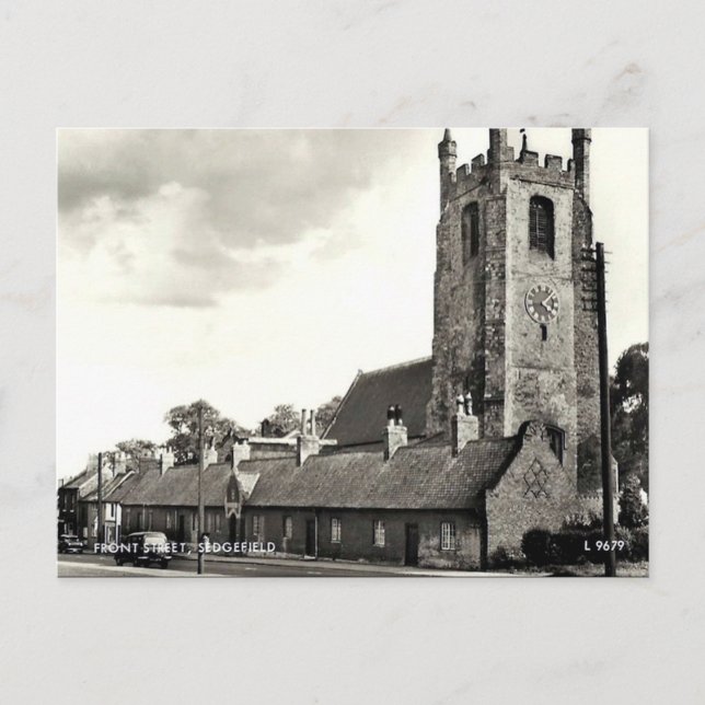 Old Postcard - Sedgefield, Co Durham (Front)