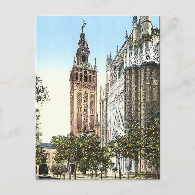 Old Postcard - Seville, Spain (Front)