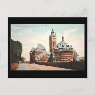 Old Postcard, Shakespeare Memorial Theatre, Stratf Postcard