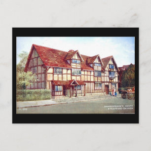 Old Postcard - Shakespeare's Birthplace, Stratford