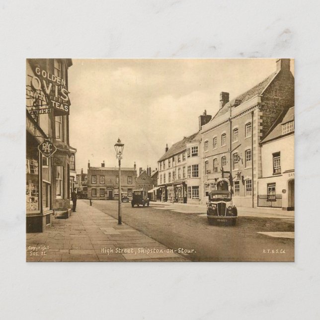 Old Postcard - Shipston-on-Stour, Warks (Front)