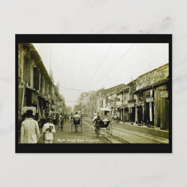 Old Postcard - Singapore (Front)
