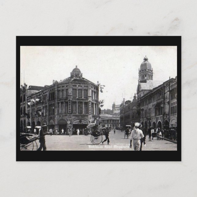 Old Postcard - Singapore (Front)