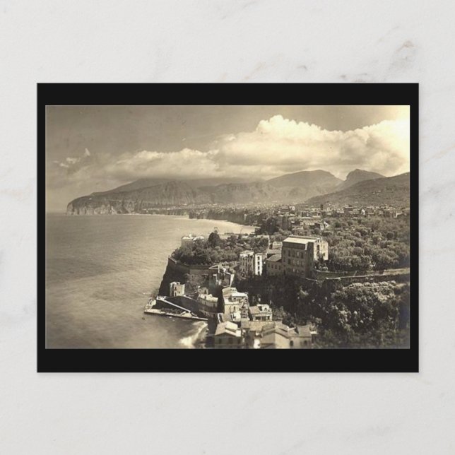 Old Postcard - Sorrento, Italy, in 1927 (Front)