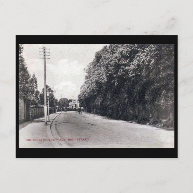 Old Postcard - Southgate, London (Front)