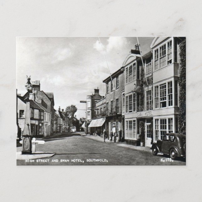 Old Postcard - Southwold, Suffolk (Front)