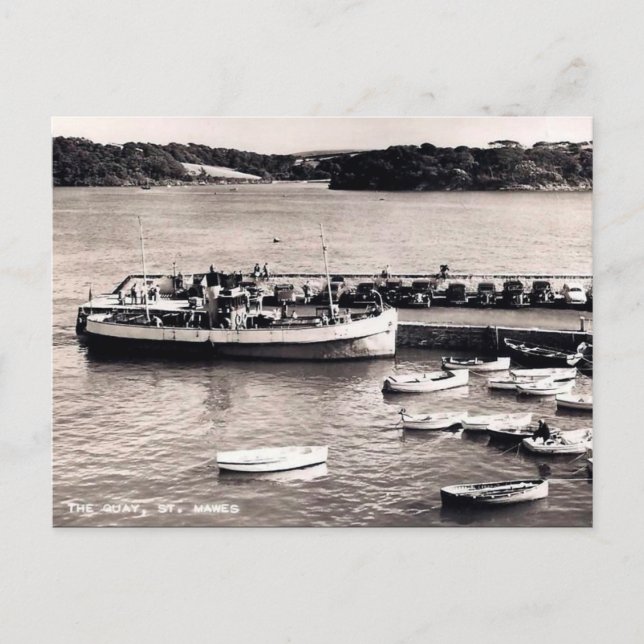 Old Postcard - St Mawes, Cornwall (Front)