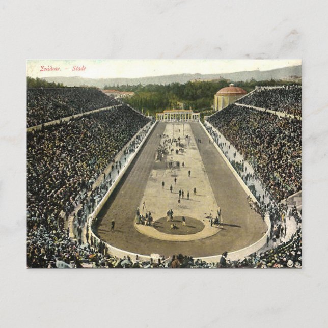 Old Postcard - Stadium, Athens, Greece (Front)