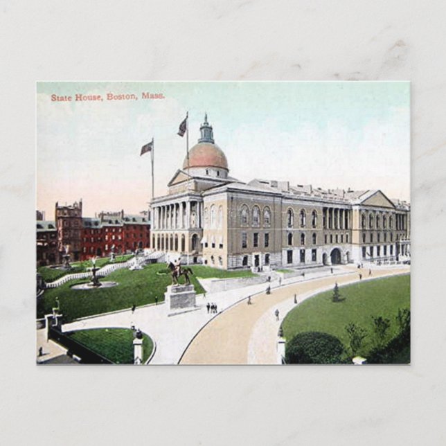 Old Postcard - State House, Boston, Mass (Front)