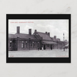 Old Postcard - Station, Newmarket, Suffolk