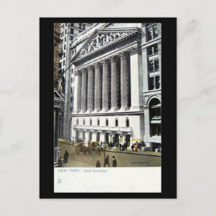 Old Postcard - Stock Exchange, New York City