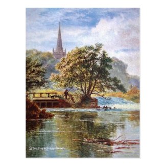 Old Postcard - Stratford-upon-Avon