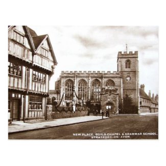 Old Postcard, Stratford-upon-Avon Postcard