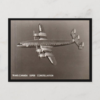 Old Postcard - Super Constellation