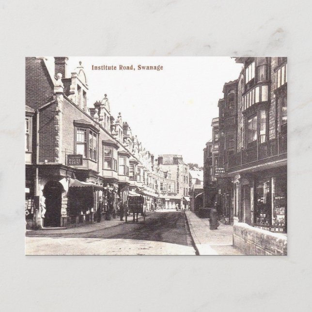 Old Postcard - Swanage, Dorset (Front)