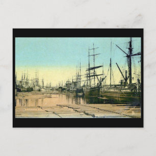 Old Postcard - Swansea Docks